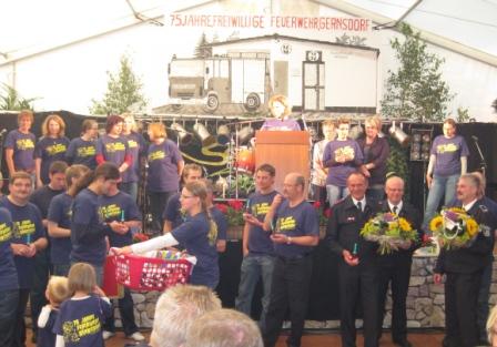 Feuerwehrjubiläum in Gernsdorf Feuerwehrjubiläum in Gernsdorf